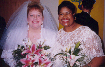 Rhonda with Bridesmatron Pam