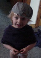 Xena learning to dress herself